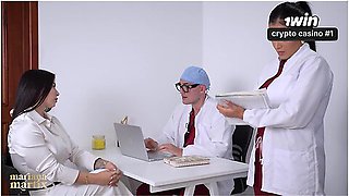 Marianas Anatomy Chapter Iv: A Pap Smear Turns Into A Rough Threesome At The Hospital With Silvana Rodriguez, Silvana Lee And Papi Rodriguez