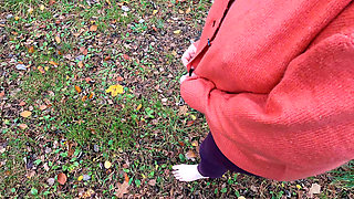 Barefoot and Topless Hiking with Titslapping