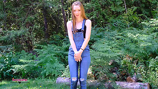 Peeing Overalls and Masturbating