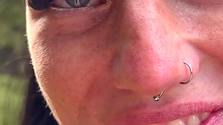 Hot Stable Worker Took Me Into the Forest… Risky Smoking Deepthroat POV