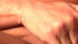 Young brunette licks blonde mature's cunt then fucks her with a strap on