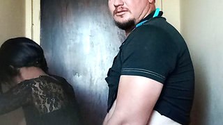 Pussy Licking, Blowjob & Standing Doggystyle Fuck