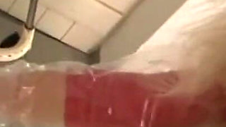 Humiliating ass penetrated penis stretching