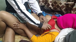 Desi Village Wife with Husband First Time Romance