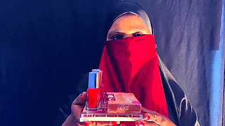 Desi hijab badde doodh wali sales girl ko Choda