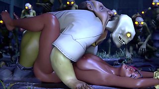 Animated sex, fortnite, anal invasion
