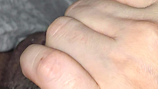 Nerdy Redhead Step Mom Milking Submissive Step Son Cock in bed