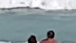 Naked in the Sea with the Girls!