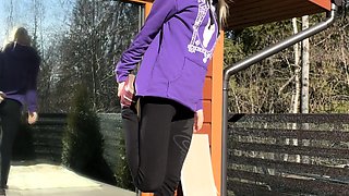Ex wifey blonde homemade solo masturbation fun