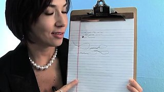 A nylon and foot fetish