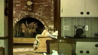 Smoking hot brunette toying tasty pussy in stockings