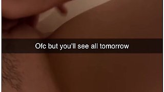 Cheerleader Wants To Fuck Classmate In School Snapchat