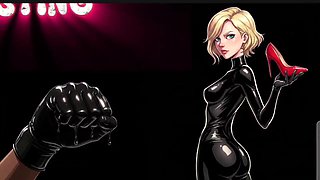 I Enjoy Breaking Her Ass with the Finger Dildo