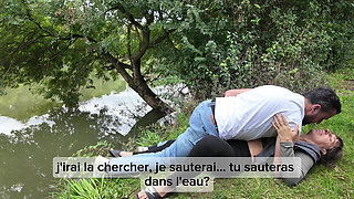 I fuck my ex behind the car