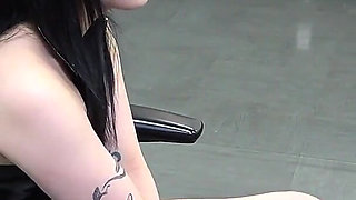 Female Employee Hits Incompetent Employee's Ass with Riding Crop and Treats Him as Human Carriage or a Ponyboy