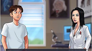 Milf Teacher Inspects Students Cock Because Its So Big With Car Toon