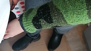 My Husband Is on Top of the Apartment, and My Lover Is Fucking Me Downstairs in a Cold Basement.