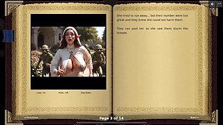 Hot Elf Big Boobs Escape Goblin Sex Animation HD