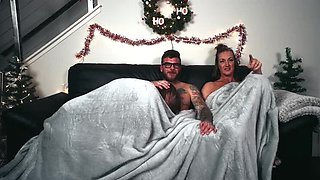 Step mom teaches step sis sex lesson with step bro's huge dick