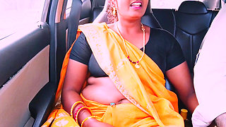 Villege maid car sex Telugu dirty talks.