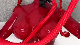 Red Sniff Dildo