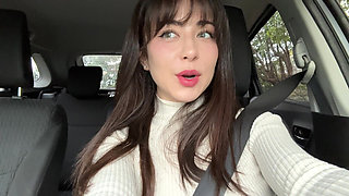 Masturbating & Squirting in My Car in a Carpark