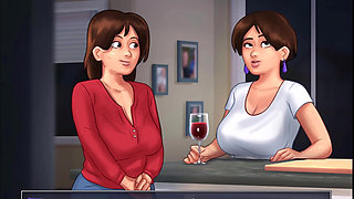 Summertime Saga: Mia got her tattoo, I've helped Roxy get her ID and saw them boobies