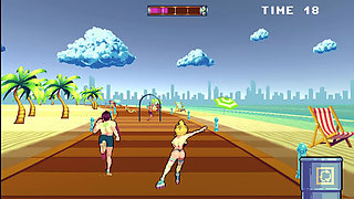 FInishing My Rollerblading BY FUCKING ALL BEACH GUYS! - Rollerbabe