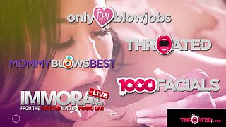 Horny Blond hair babe Kenna James Loves Getting Face Shagged Good