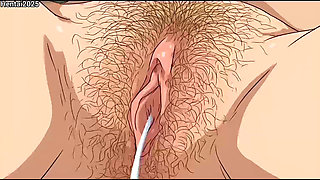 Close up Hairy Pussy Creampie Compilation Cartoon Hentai Animation