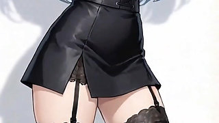 Anime and games girls dancing