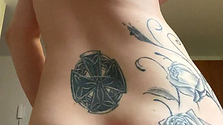 Foot fetish Heels, foot, dildo in oil