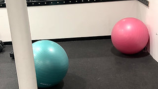 Quick Sneaky Gym Fuck! BBC Works Out Slutty MILF