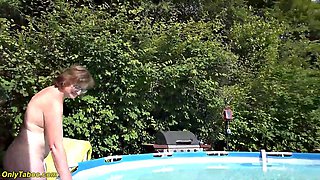 Granny Violets Outdoor Hardcore Fuck