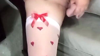 Sexy Granny Playing with Her Huge Dildo