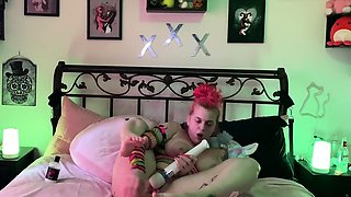 Beautiful Sonya having a horny solo toy masturbation
