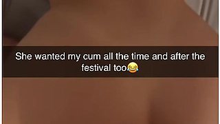 Girlfriend Cheats With Guy At Splash Festival Snapchat Cuckold