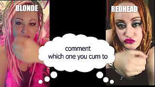 Comment which one made you cum blonde or redhead straight version