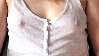 Amateur Webcam Cute Teen Plays Solo with Big Dildo