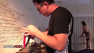 Miki Aimoto's Sensual Stocking Seduction with Hardcore Pleasure and Swallow Showdown