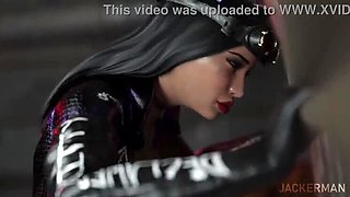 Selina's Shame - Jackerman 3D Animation - Latina with Big Boobs and Big Ass Gets Creampie from Monster