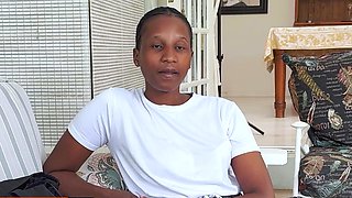 Massage EBONY TEEN took my raw FUCK on the table