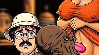 Cuckold Watches His Young Wife Get Fucked by an Old African Man