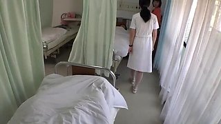 Hot Japanese Nurse Asahi Mizuno Fucks in Hospital - Big Ass & Cumshot