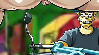 Slutty American MILF 3: All the Married Sluts Do It While the Husbands Are at Work Cartoon Animation