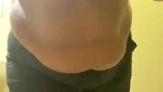 Squeezing Bouncing My Boobs Flashing My Pussy at Work