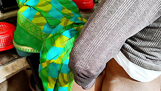 Desi Bhabhi Hardcore Fuck in Kitchen with Hindi Dirty Talk - Indian Aunty Rough Sex