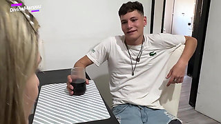 MILF Stepmother Has Sex with Her Stepson and His Best Friend