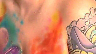 Savanna Star Double Shower Solo: Rave Fantasy Pussy Play & Toe Tease