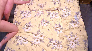 Hot Bisexual Wife Uses Double Ended Dildo to Fuck Herself on Camera for Her Girlfriend and Husband to Both Enjoy